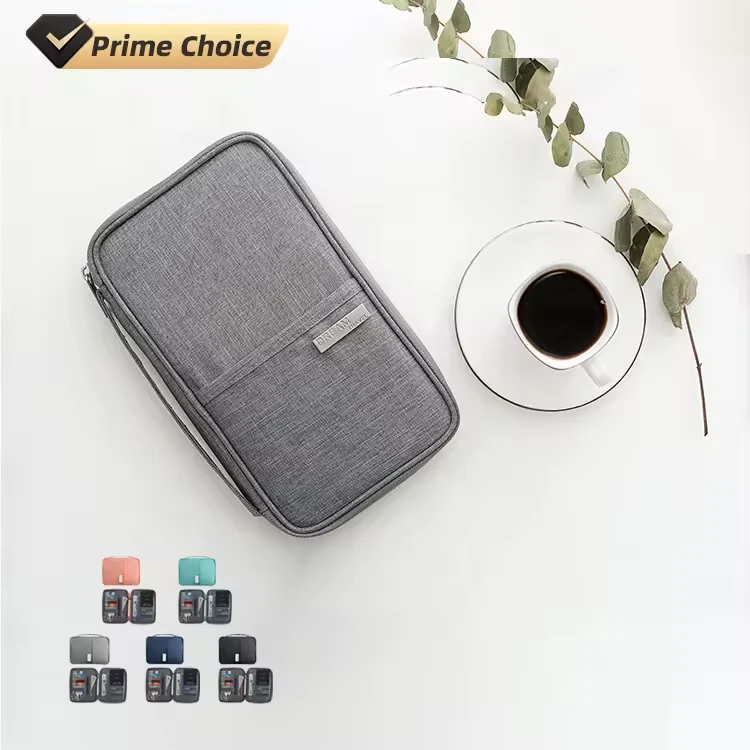 Oxford Travel Passport Organizer Wallet in Two Sizes product reference image