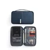 Oxford Travel Passport Organizer Wallet in Two Sizes Small · Gray color SKU reference