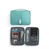 Oxford Travel Passport Organizer Wallet in Two Sizes Large · Gray color SKU reference