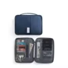 Oxford Travel Passport Organizer Wallet in Two Sizes Large · Blue color SKU reference