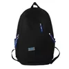 22 L Nylon Travel Backpack with Laptop Compartment Black color SKU reference