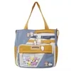 Rainbow-Ball Badge Crossbody Bag with Clear Front Pocket Color reference 01 color SKU reference