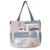 Rainbow-Ball Badge Crossbody Bag with Clear Front Pocket Color reference 04 color SKU reference