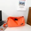 Cartoon-Print Canvas Crossbody Bag with Adjustable Strap Orange color SKU reference
