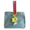 Mini Canvas Bucket Tote with 3D Flower Charm Style reference 03 color SKU reference