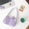 Shimmering PU Underarm Bag in Six Colors Purple color SKU reference