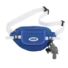 Nylon Chest Crossbody Bag with Contrast Zipper Pull Blue color SKU reference