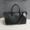 Foldable Nylon Travel Tote with Detachable Shoulder Strap Dark Grey color SKU reference