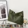 Nylon Travel Tote with Laptop Compartment Green color SKU reference