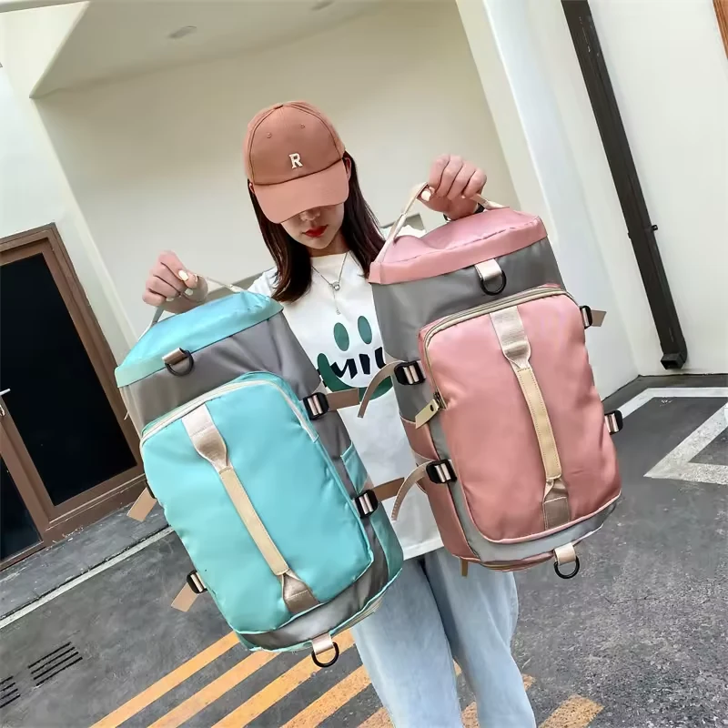 Foldable Nylon Travel Backpack with Shoe Compartment product reference image