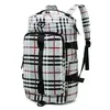 Plaid Travel Backpack with Shoe & Wet/Dry Compartments Gray color SKU reference