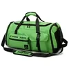 Nylon Gym Duffel with Shoe Compartment in Eight Colors Green color SKU reference