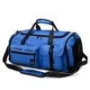 Nylon Gym Duffel with Shoe Compartment in Eight Colors Klein Blue color SKU reference