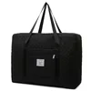 Quilted Nylon Dry/Wet Travel Duffel Black color SKU reference