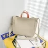 Canvas Tote Bag with Adjustable Shoulder Strap White color SKU reference