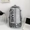 Oxford Travel Backpack with Shoe Compartment Grey color SKU reference