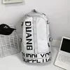 Oxford Travel Backpack with Shoe Compartment White color SKU reference