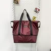 Large Foldable Oxford Dry/Wet Gym Duffel Red color SKU reference