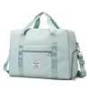 Foldable Oxford Gym Duffel with Shoe Storage Green color SKU reference