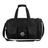 Nylon Gym Duffel with Dry/Wet and Shoe Compartments Black color SKU reference