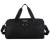 Foldable Nylon Dry/Wet Gym Duffel with Shoe Compartment Purple color SKU reference