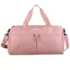 Foldable Nylon Dry/Wet Gym Duffel with Shoe Compartment Grey color SKU reference