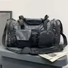 Oxford Multi-Pocket Gym Duffel with Side Mesh Pockets Black color SKU reference