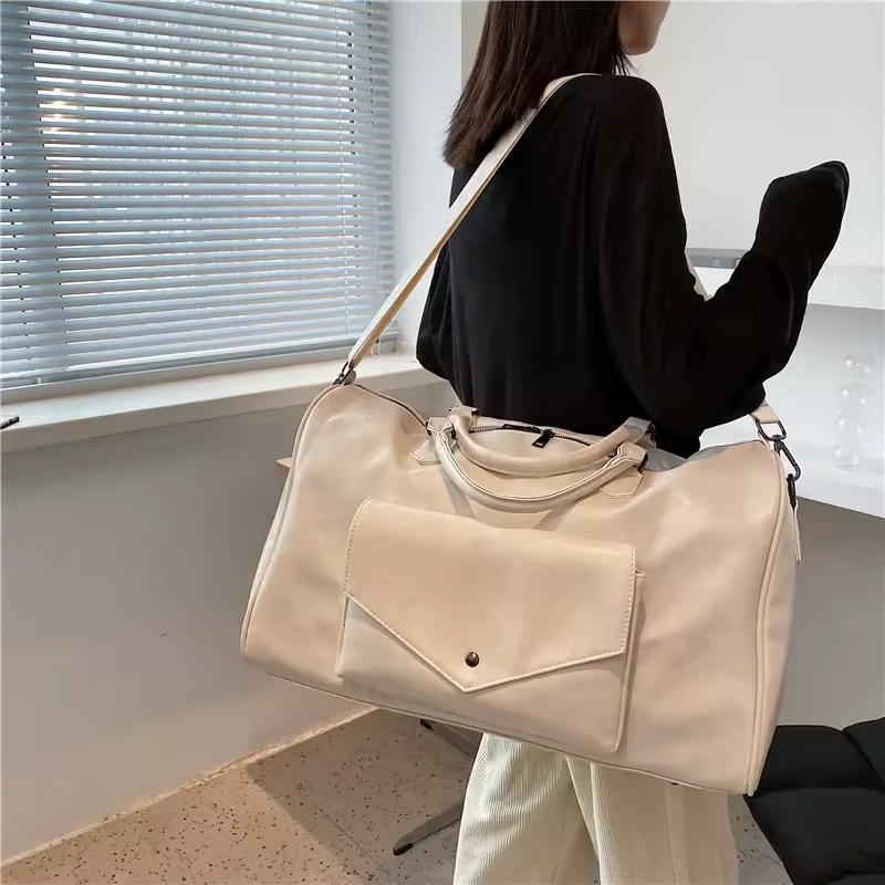 PU Dry/Wet Gym and Travel Duffel with Foldable Design product reference image