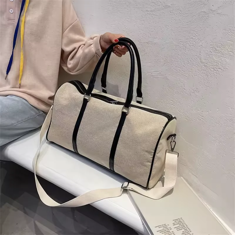 Canvas Gym Duffel with Shoe Compartment product reference image