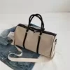 Canvas Gym Duffel with Shoe Compartment Black color SKU reference