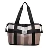 Expandable Plaid Duffel with Dry/Wet Pocket Option 3 color SKU reference