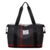 Expandable Plaid Duffel with Dry/Wet Pocket Option 4 color SKU reference