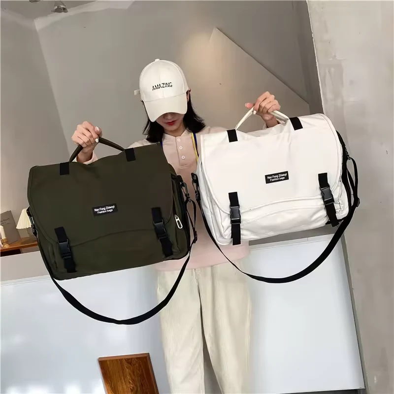 Nylon Travel Duffel with Laptop Compartment product reference image