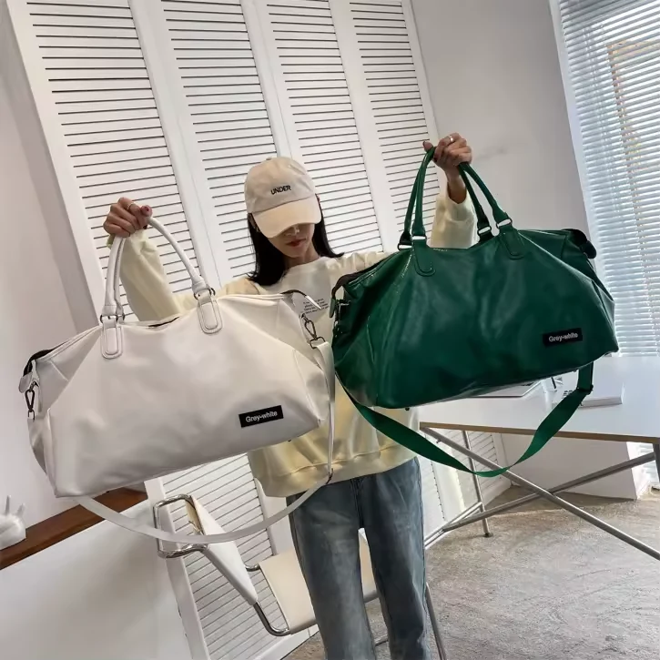 PU Expandable Dry/Wet Gym Duffel product reference image