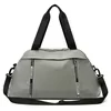 Expandable Oxford Gym Duffel with 20–35 L Capacity Grey color SKU reference