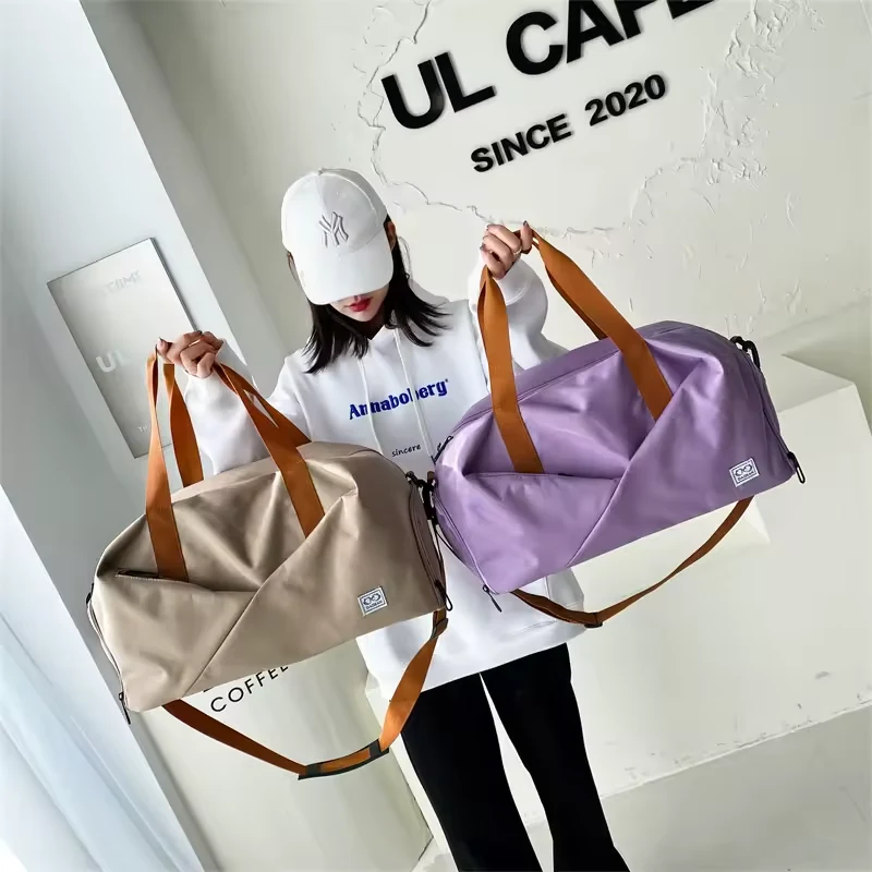 Expandable Oxford Dry/Wet Gym Duffel product reference image
