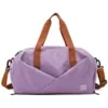 Expandable Oxford Dry/Wet Gym Duffel Purple color SKU reference