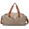 Expandable Oxford Dry/Wet Gym Duffel Khaki color SKU reference