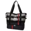 Expandable Oxford Gym Duffel with Shoe Pocket Black color SKU reference