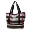Expandable Oxford Gym Duffel with Shoe Pocket Blue color SKU reference