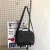 Oxford Adjustable-Zip Crossbody Bag Black color SKU reference