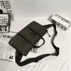 Nylon Extended Multi-Pocket Crossbody Bag Green color SKU reference