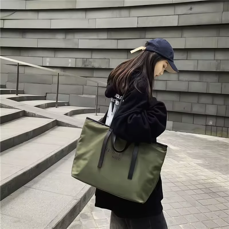 Nylon Outdoor Travel and Shopping Tote product reference image