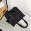 Oxford Custom-Print Gym and Travel Tote Black color SKU reference