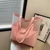 Rainbow Translucent Color-Block Duffel Tote Pink color SKU reference