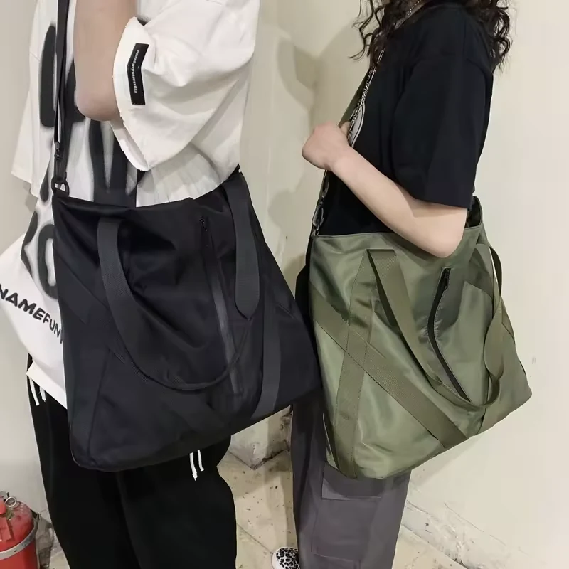 Nylon Japanese-Style Large Shoulder Tote product reference image