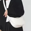 Pebbled PU Crossbody Bag with Adjustable Shoulder Strap White color SKU reference