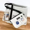Water-Resistant Nylon Waist and Crossbody Bag White color SKU reference