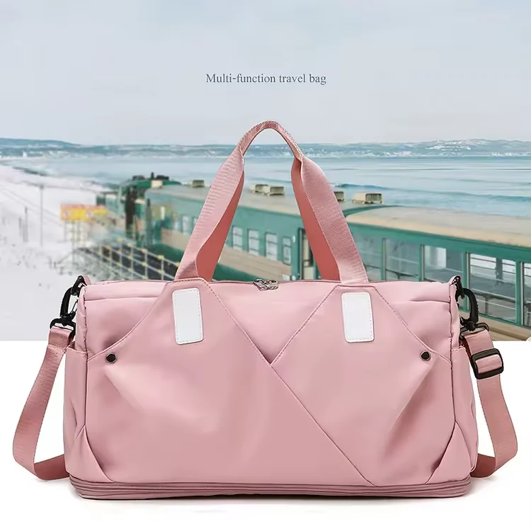 Expandable Nylon Travel Duffel with Dry/Wet Storage product reference image