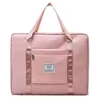 Two-Size Travel Tote with Trolley Sleeve Pink color SKU reference